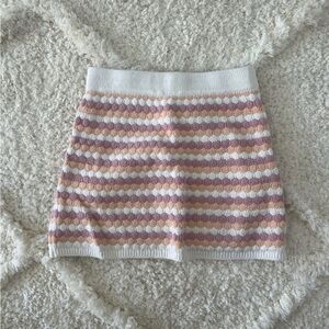 Abercrombie & Fitch Pink and White Kids Skirt